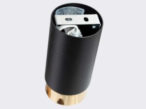 miniaturka Plafon NERI 12,5 czarny/złoty elegancki