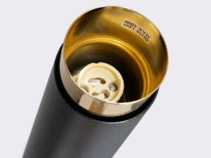 miniaturka Plafon NERI 12,5 czarny/złoty elegancki