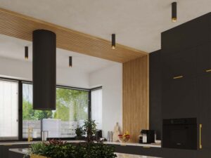 miniaturka Plafon NERI 22,5 czarny/złoty glamour