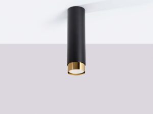 miniaturka Plafon NERI 22,5 czarny/złoty glamour