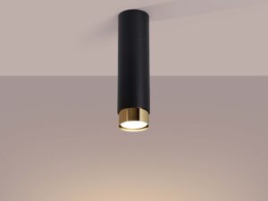 miniaturka Plafon NERI 22,5 czarny/złoty glamour