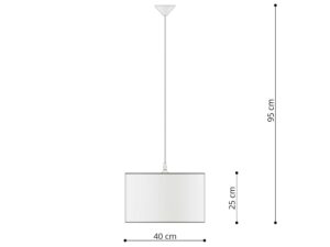 miniaturka Lampa wisząca PRIMA 40 designerska