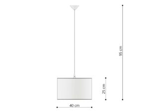 miniaturka Lampa wisząca KITYA 40 nowoczesna