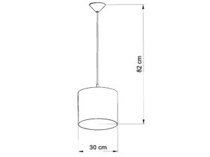 miniaturka Lampa wisząca STRIGO 40 elegancka
