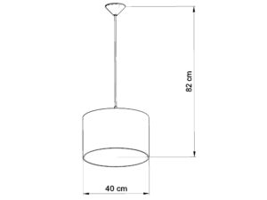miniaturka Lampa wisząca ARENA B 40 nowoczesna
