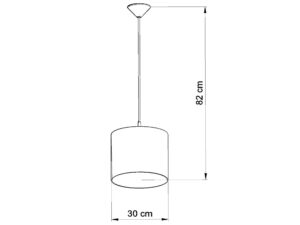 miniaturka Lampa wisząca ARENA C 30 designerska