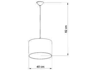 miniaturka Lampa wisząca ARENA C 40 elegancka