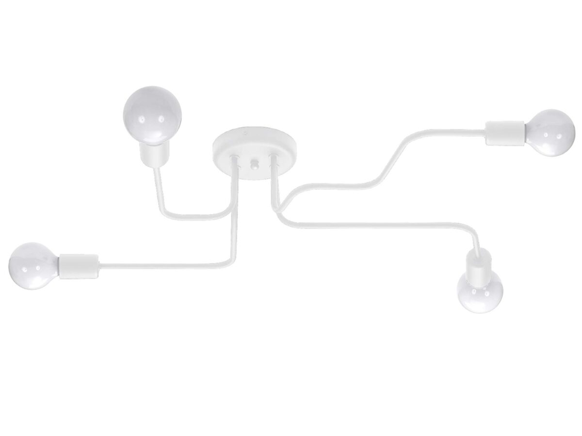 Żyrandol VECTIS 4 biały klasyczny