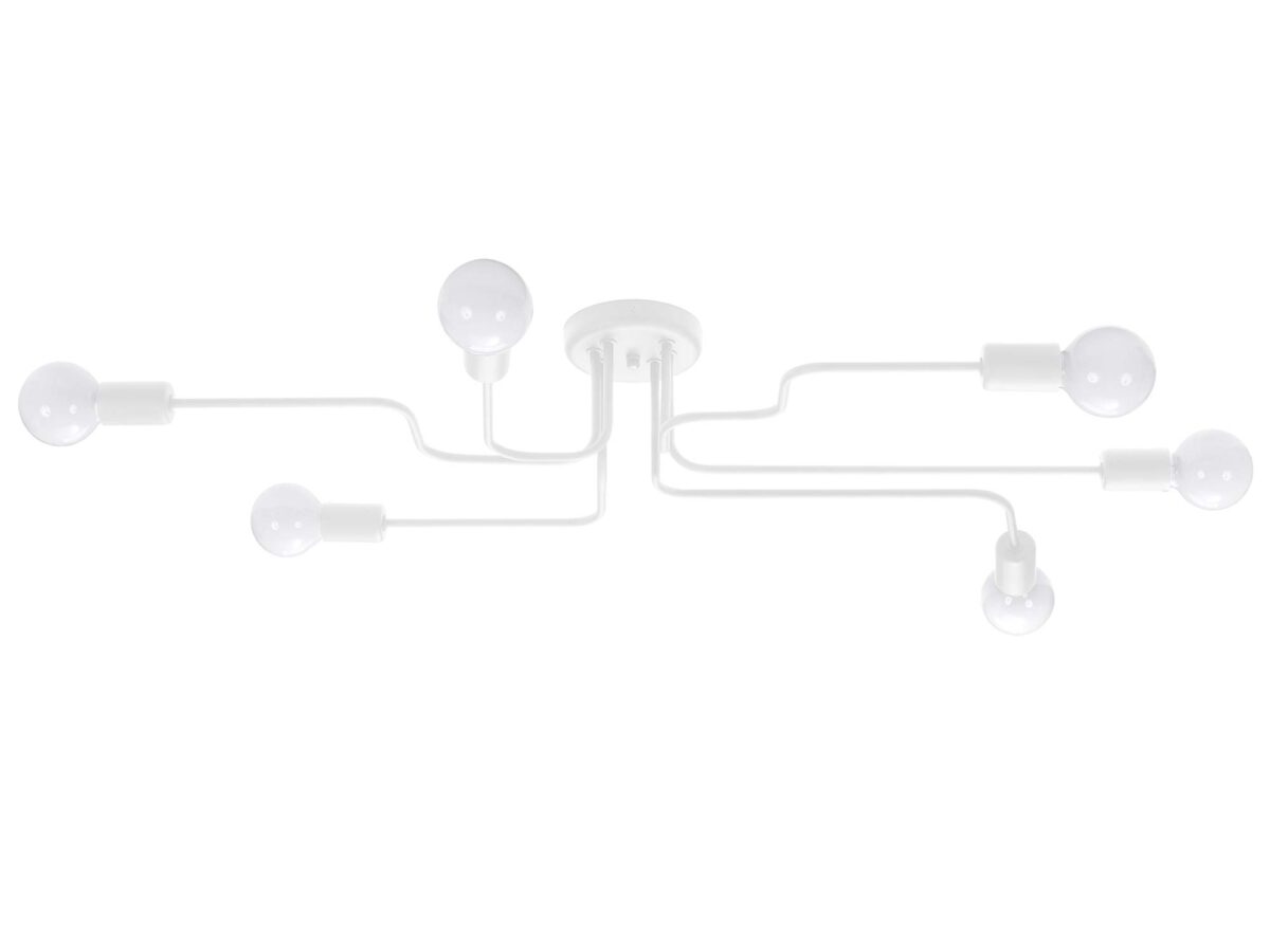 Żyrandol VECTIS 6 biały elegancki