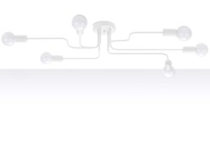 miniaturka Żyrandol VECTIS 6 biały elegancki