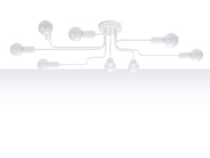 miniaturka Żyrandol VECTIS 8 biały nowoczesny