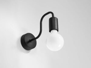 miniaturka Kinkiet VECTIS czarny loftowy