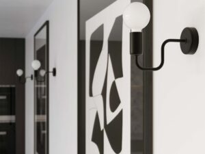 miniaturka Żyrandol VECTIS 4 czarny elegancki