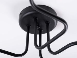 miniaturka Żyrandol VECTIS 4 czarny elegancki