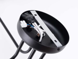 miniaturka Żyrandol VECTIS 4 czarny elegancki