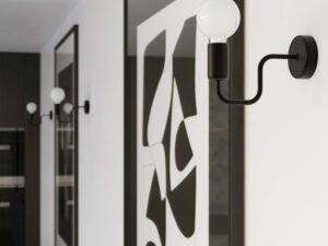 miniaturka Żyrandol VECTIS 6 czarny designerski