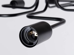 miniaturka Żyrandol VECTIS 6 czarny designerski