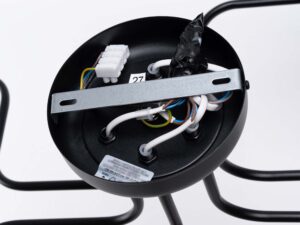 miniaturka Żyrandol VECTIS 6 czarny designerski