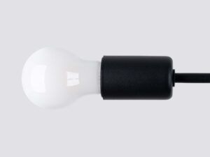 miniaturka Żyrandol NORVIA 3 czarny elegancki