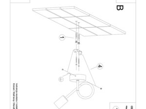miniaturka Kinkiet LEVOR czarny industrialny