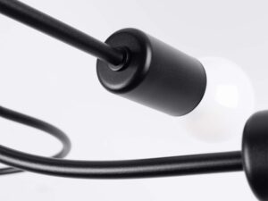 miniaturka Żyrandol LEVOR 4 czarny designerski