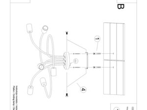 miniaturka Żyrandol LEVOR 6 czarny elegancki