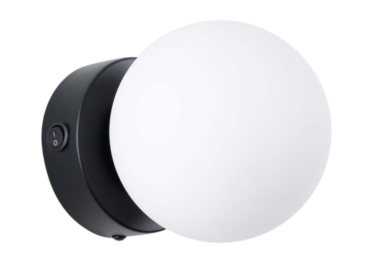 Kinkiet YONIS 1 czarny loftowy