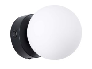 Kinkiet YONIS 1 czarny loftowy