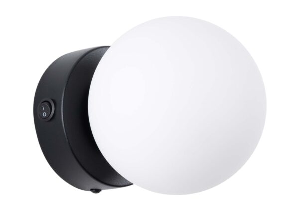 Kinkiet YONIS 1 czarny loftowy