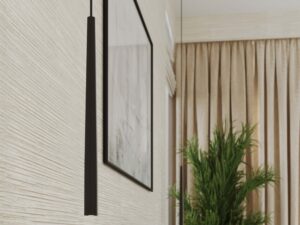 miniaturka Lampa wisząca BLANCO 1 czarna minimalistyczna