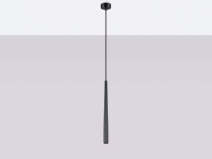 miniaturka Lampa wisząca BLANCO 1 czarna minimalistyczna