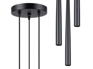 miniaturka Lampa wisząca BLANCO 3P czarna designerska