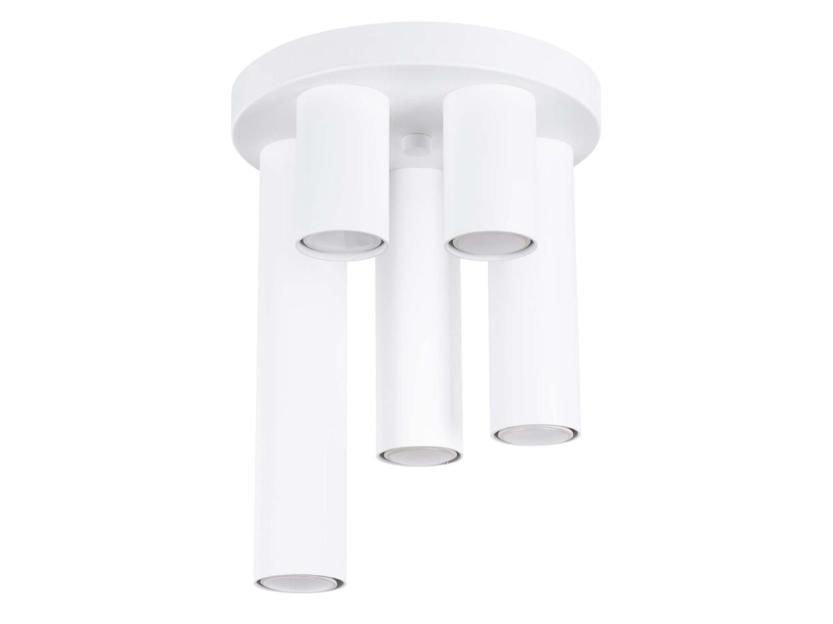 Plafon LARGO 5 biały designerski