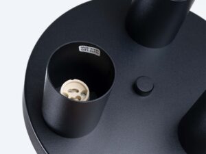 miniaturka Plafon LARGO 3 czarny loftowy