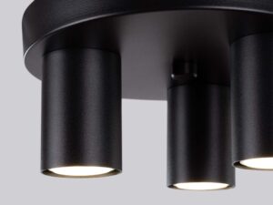 miniaturka Plafon LARGO 3 czarny loftowy