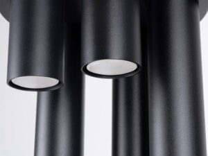 miniaturka Plafon LARGO 5 czarny nowoczesny