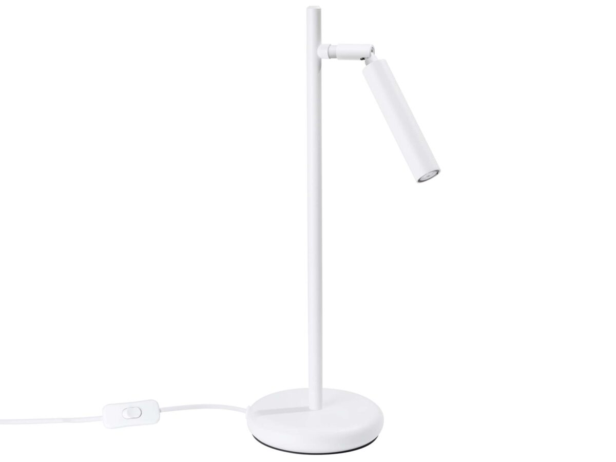 Lampa biurkowa VARIO biała LED nowoczesna