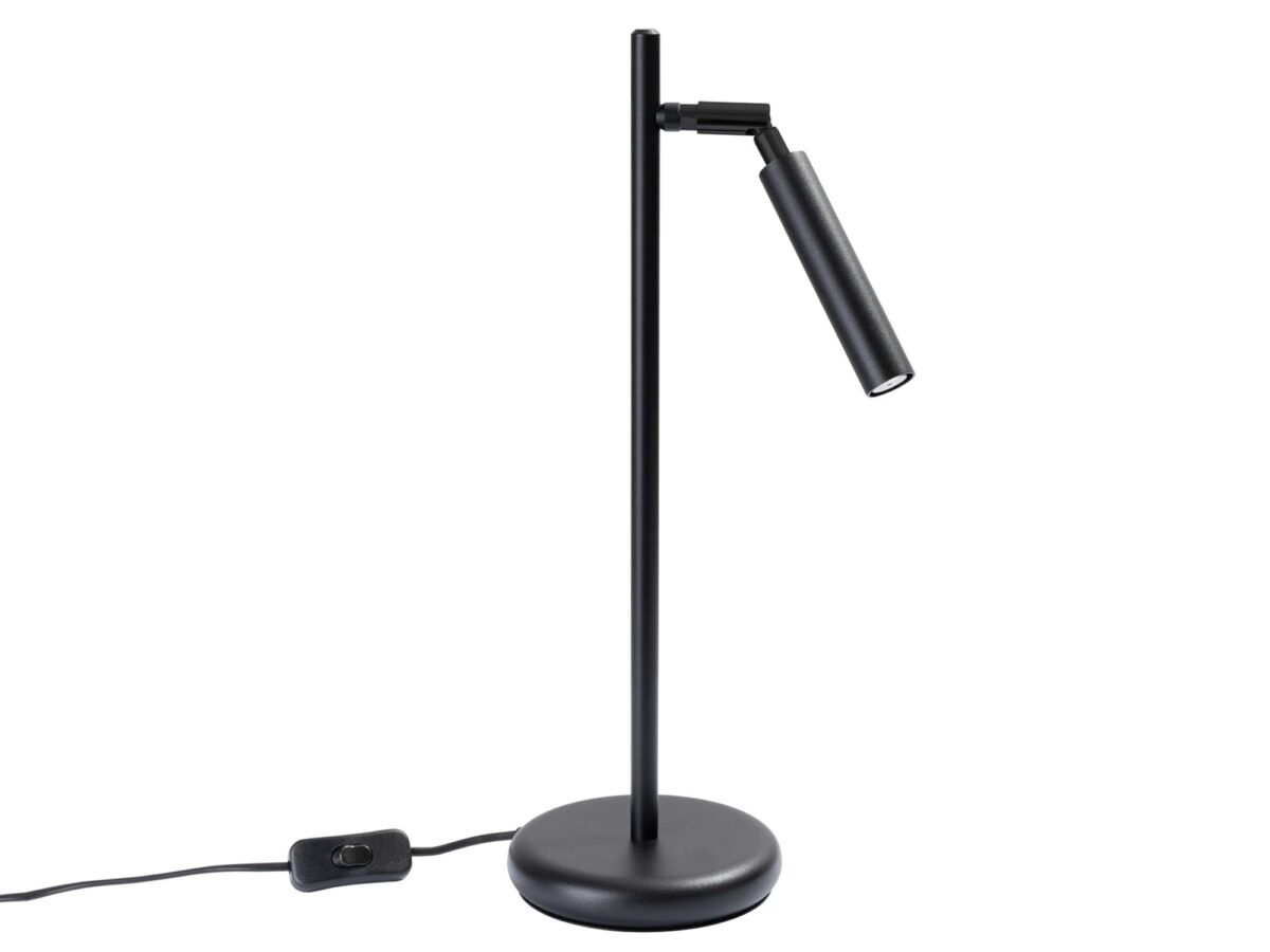 Lampa biurkowa VARIO czarna minimalistyczna