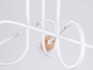 miniaturka Żyrandol IGNIS 3 biały elegancki do salonu