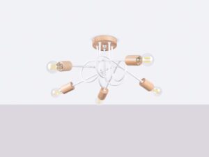 miniaturka Żyrandol IGNIS 5 biały klasyczny LED