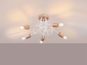 miniaturka Żyrandol IGNIS 5 biały klasyczny LED