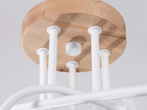 miniaturka Żyrandol IGNIS 5 biały klasyczny LED