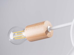 miniaturka Żyrandol IGNIS 5 biały klasyczny LED