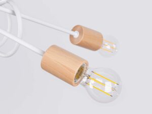 miniaturka Żyrandol IGNIS 5 biały klasyczny LED