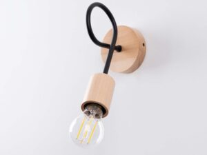 miniaturka Kinkiet IGNIS czarny nowoczesny