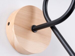 miniaturka Kinkiet IGNIS czarny nowoczesny