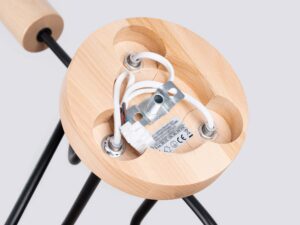 miniaturka Żyrandol IGNIS 3 czarny designerski