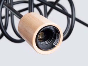 miniaturka Żyrandol IGNIS 5 czarny loftowy