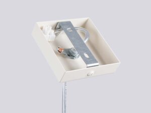 miniaturka Lampa wisząca NOVEL 1 beżowa tkaninowa