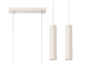 miniaturka Lampa wisząca NOVEL 2 beżowa elegancka